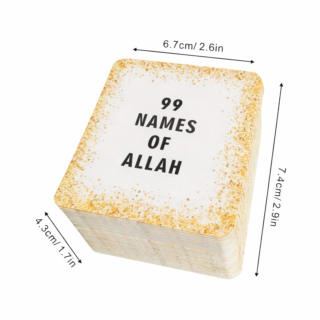 99 Namen van Allah Kaarten - Engels