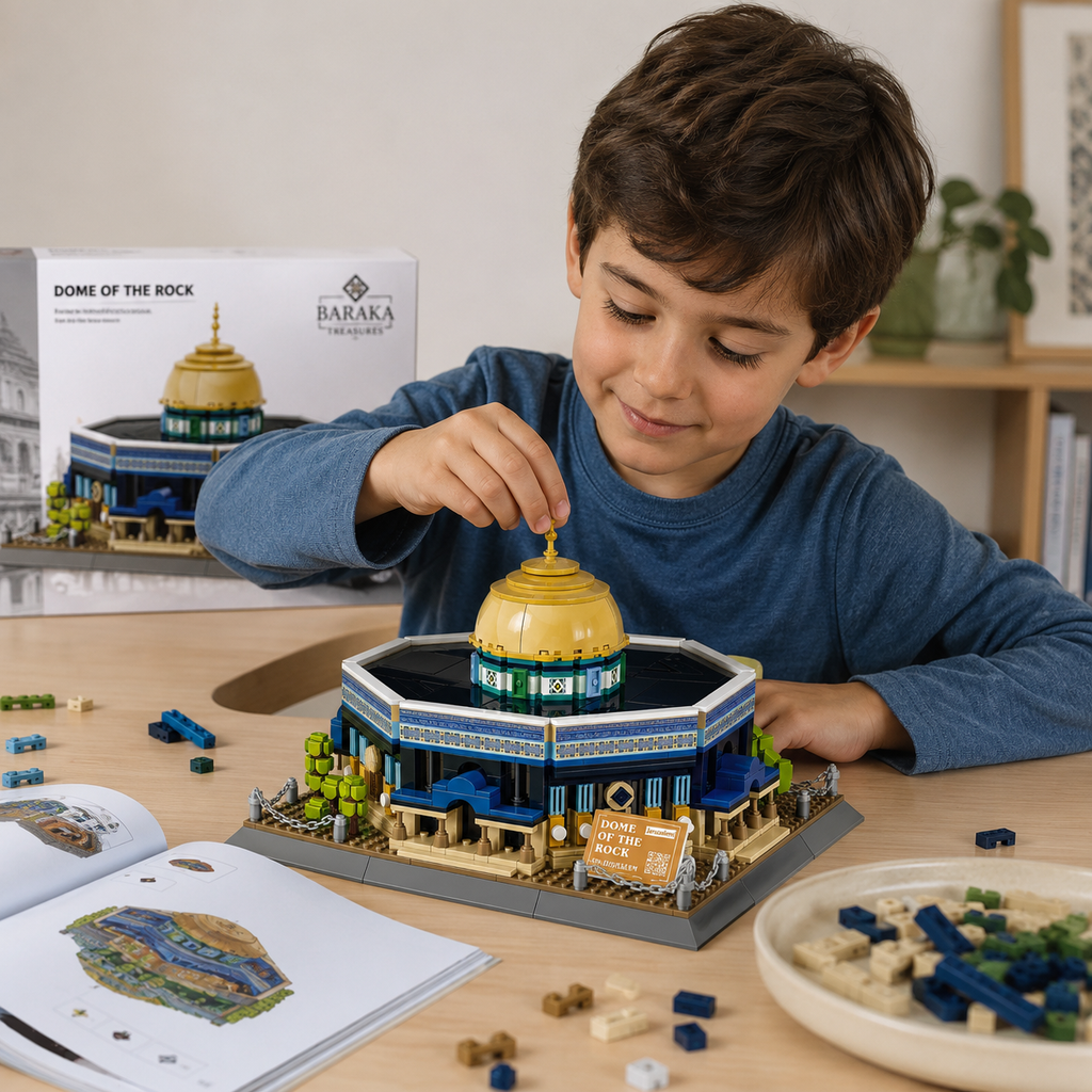Moskee Al-Aqsa Bouwset - 983 Bouwstenen