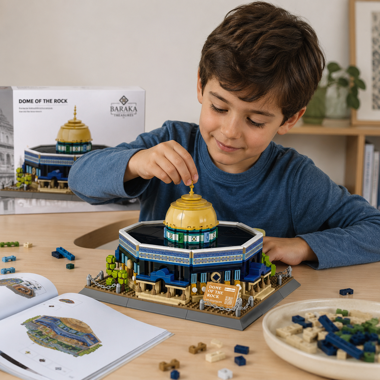 Moskee Al-Aqsa Bouwset - 983 Bouwstenen