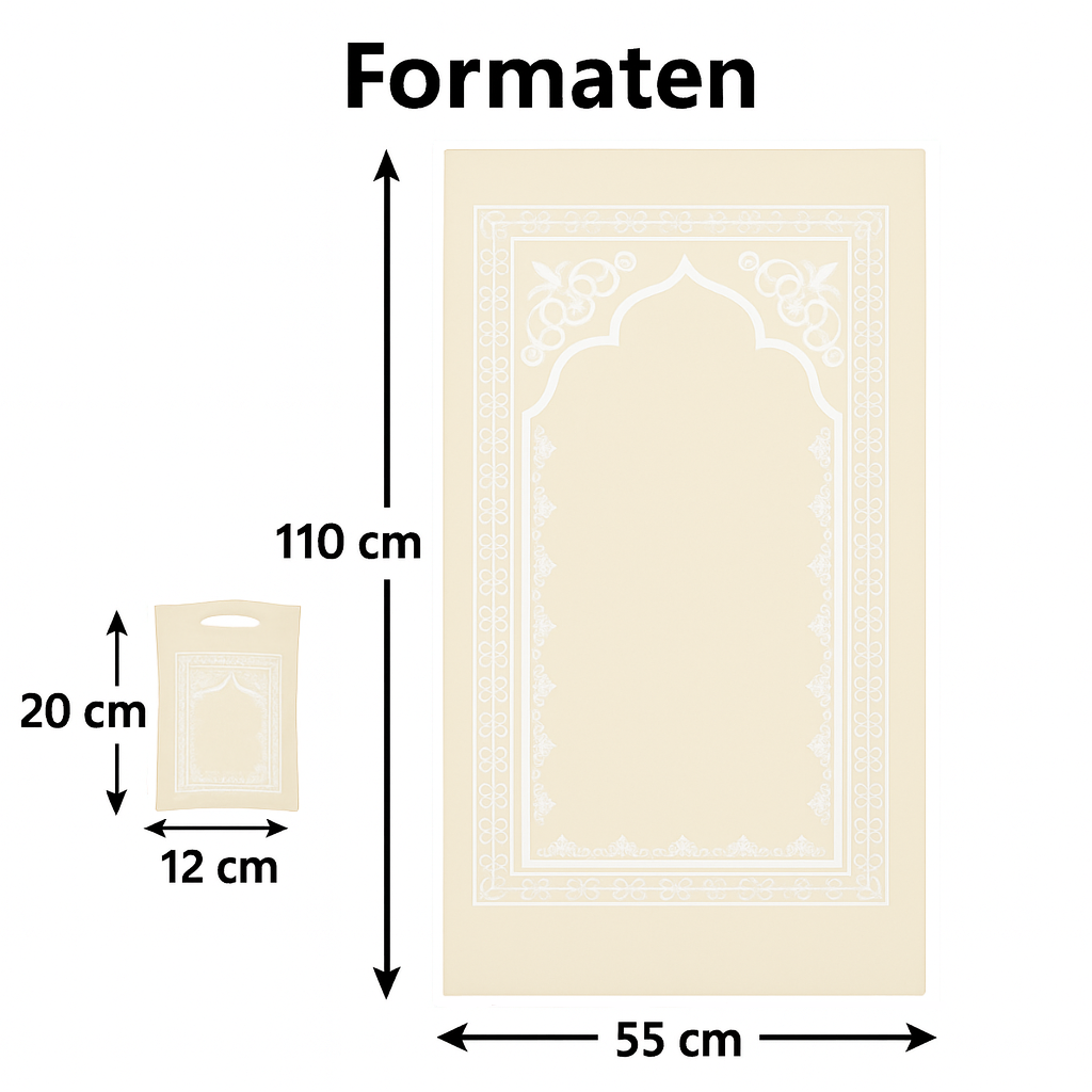 Gebedskleed Met Draagtas - Beige