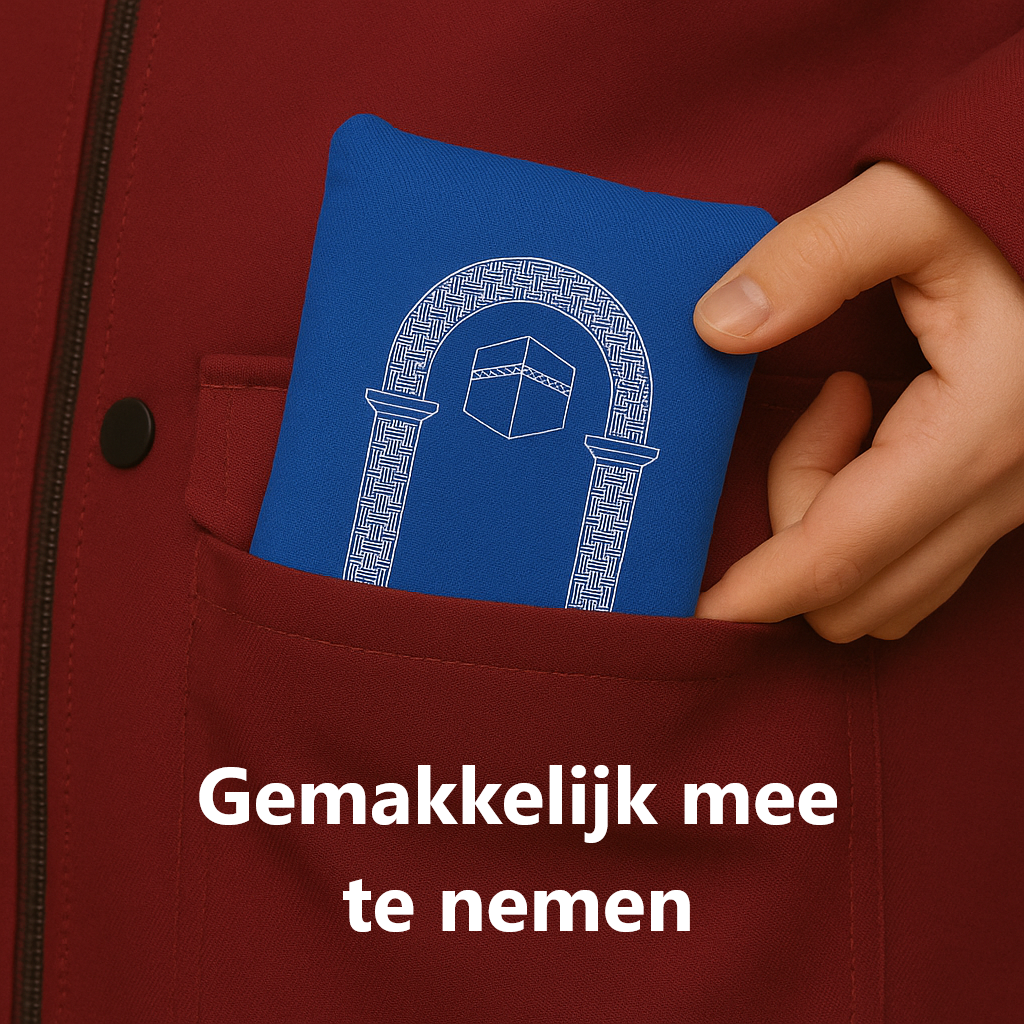 Draagbare Gebedsmat - Blauw