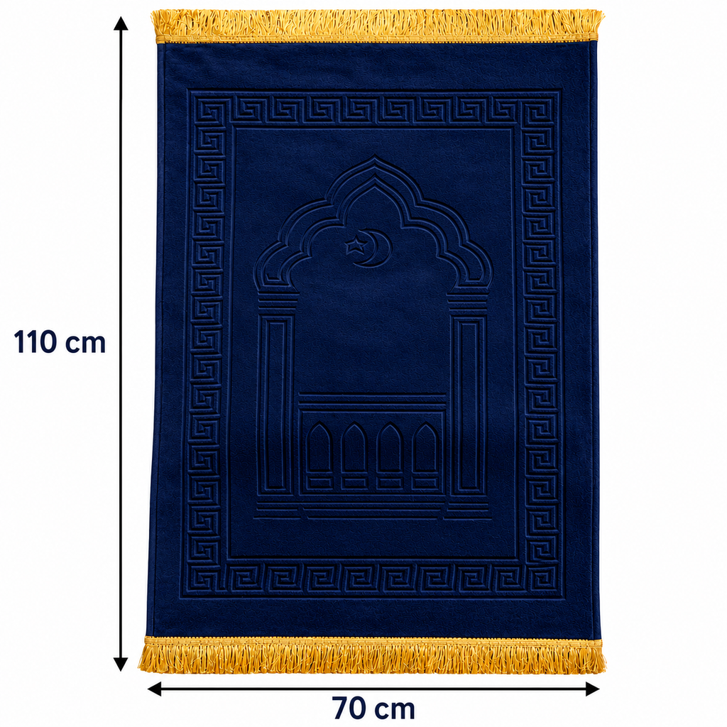 Ergonomische Gebedskleed - Blauw