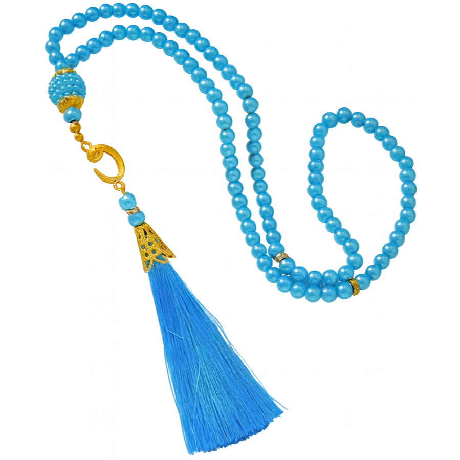 Luxe Tasbih - 99 Kralen - Blauw