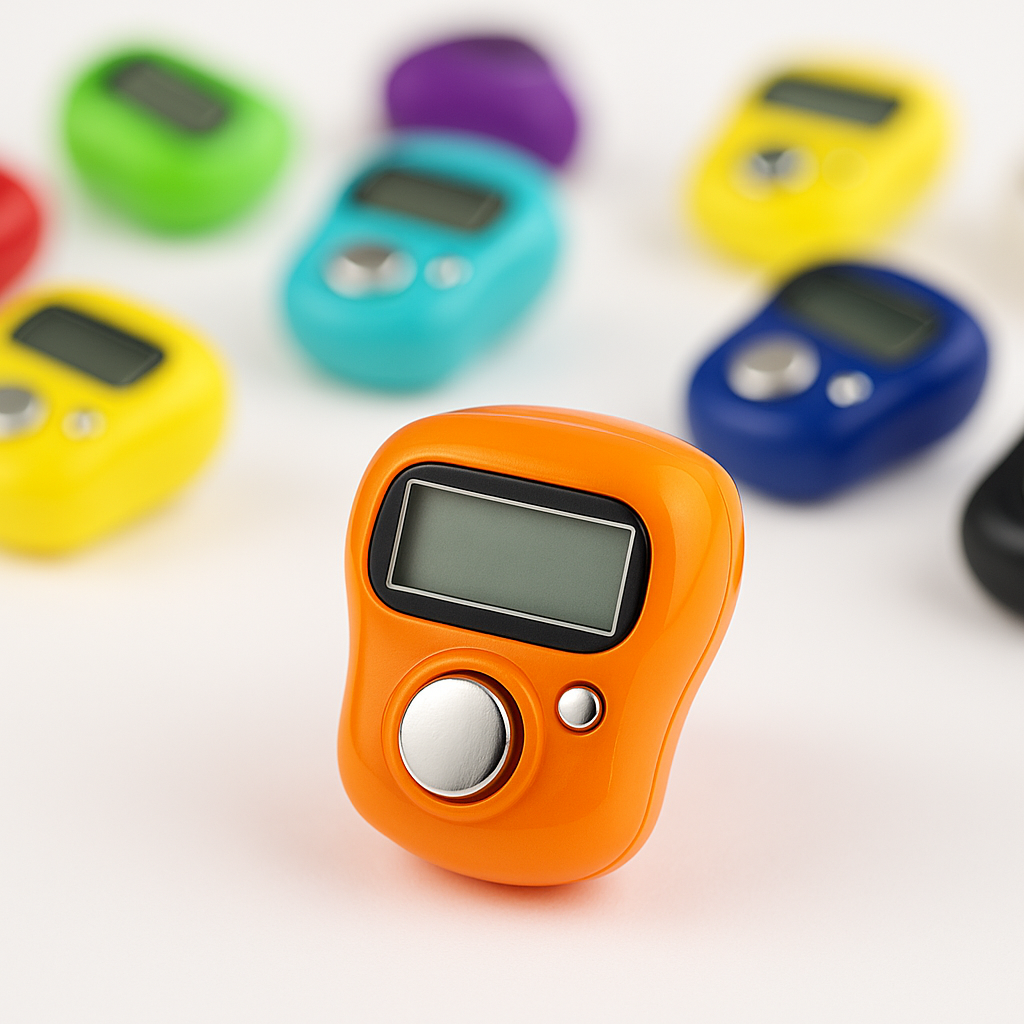 Digitale Tasbih - Handteller - Wit