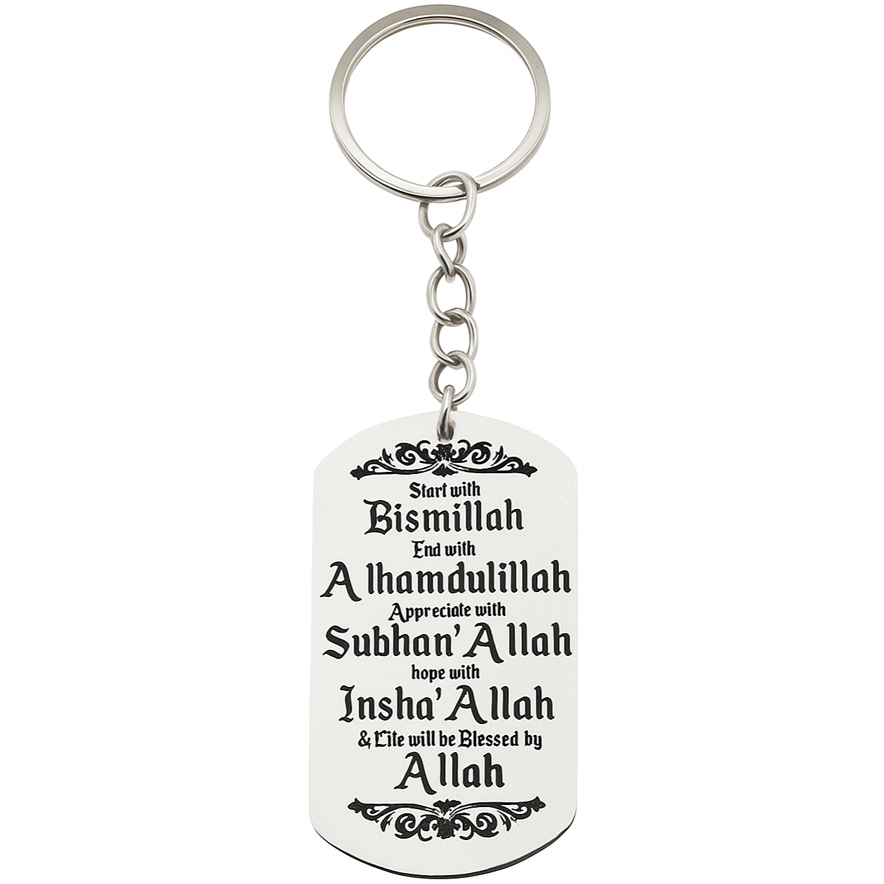 Islamitische Sleutelhanger - Hout