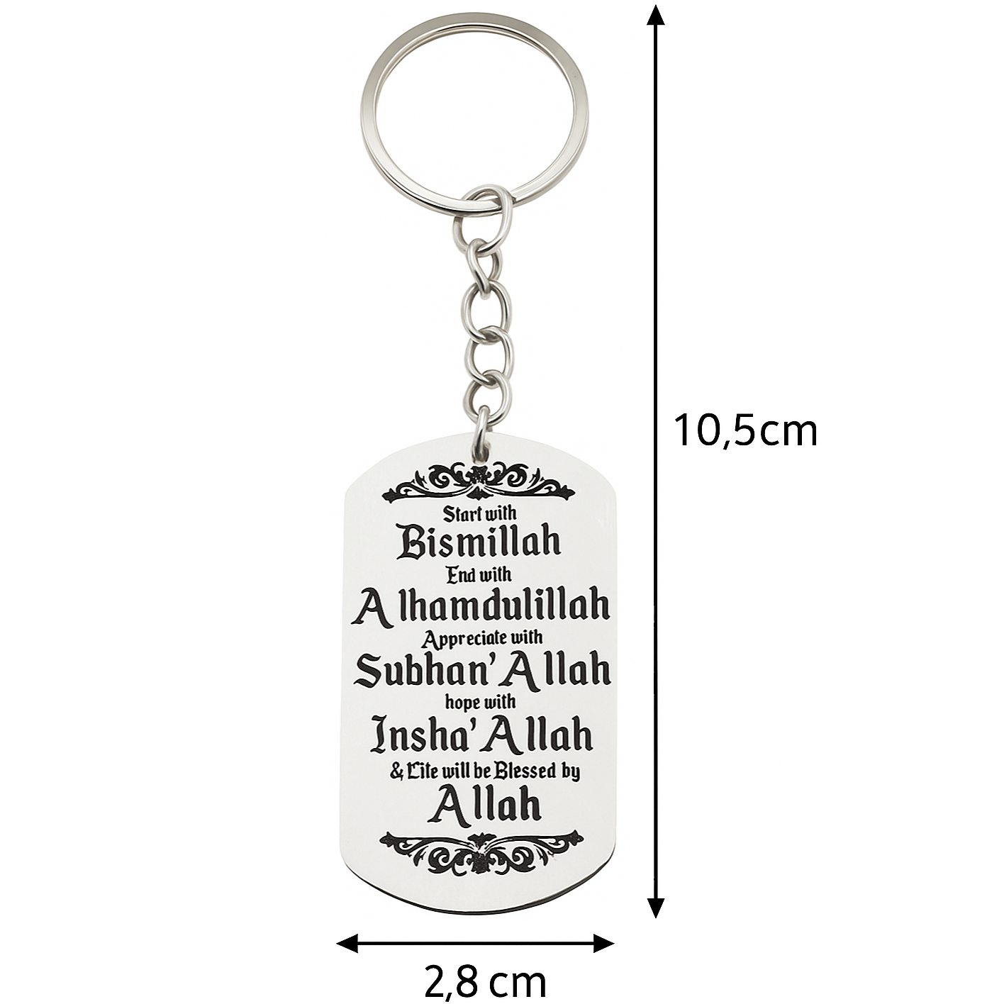 Islamitische Sleutelhanger - Hout