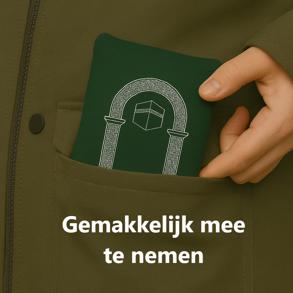 Draagbare Gebedsmat - Donkergroen
