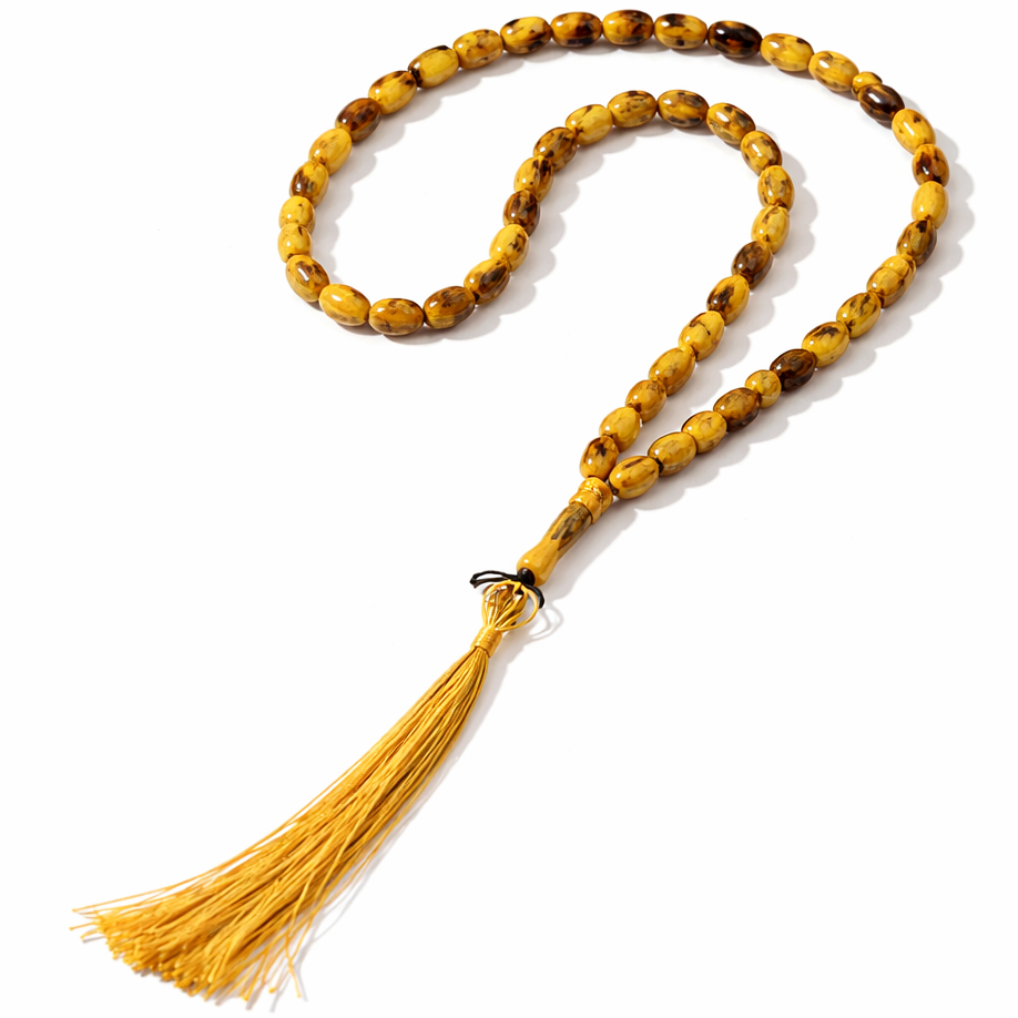 Tasbih - 33 Kralen - Geel