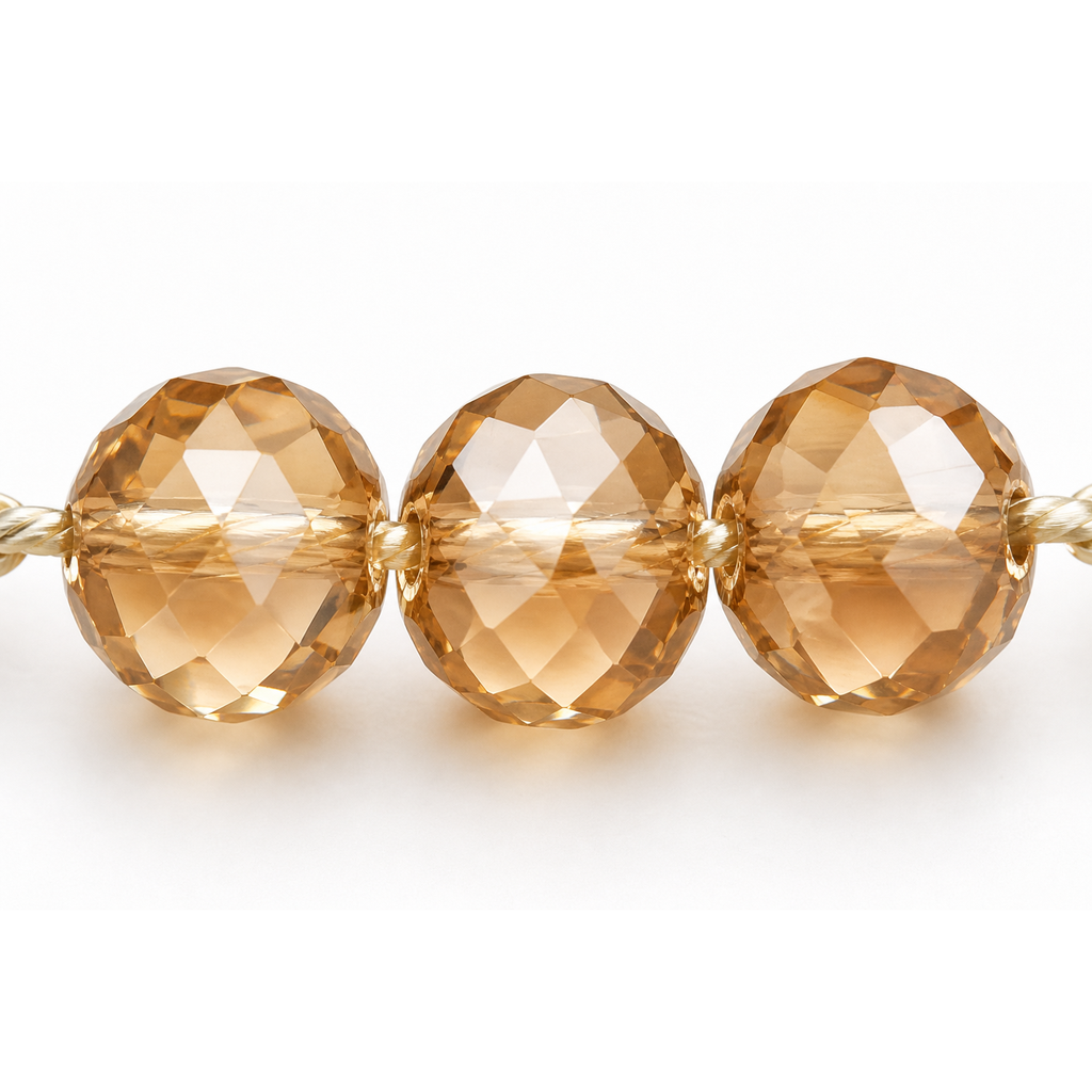 Luxe Kristal Tasbih - 99 Kralen - Goud