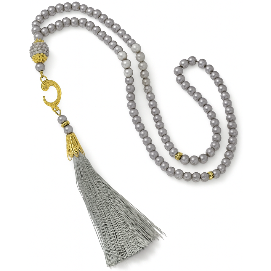 Luxe Tasbih - 99 Kralen - Grijs