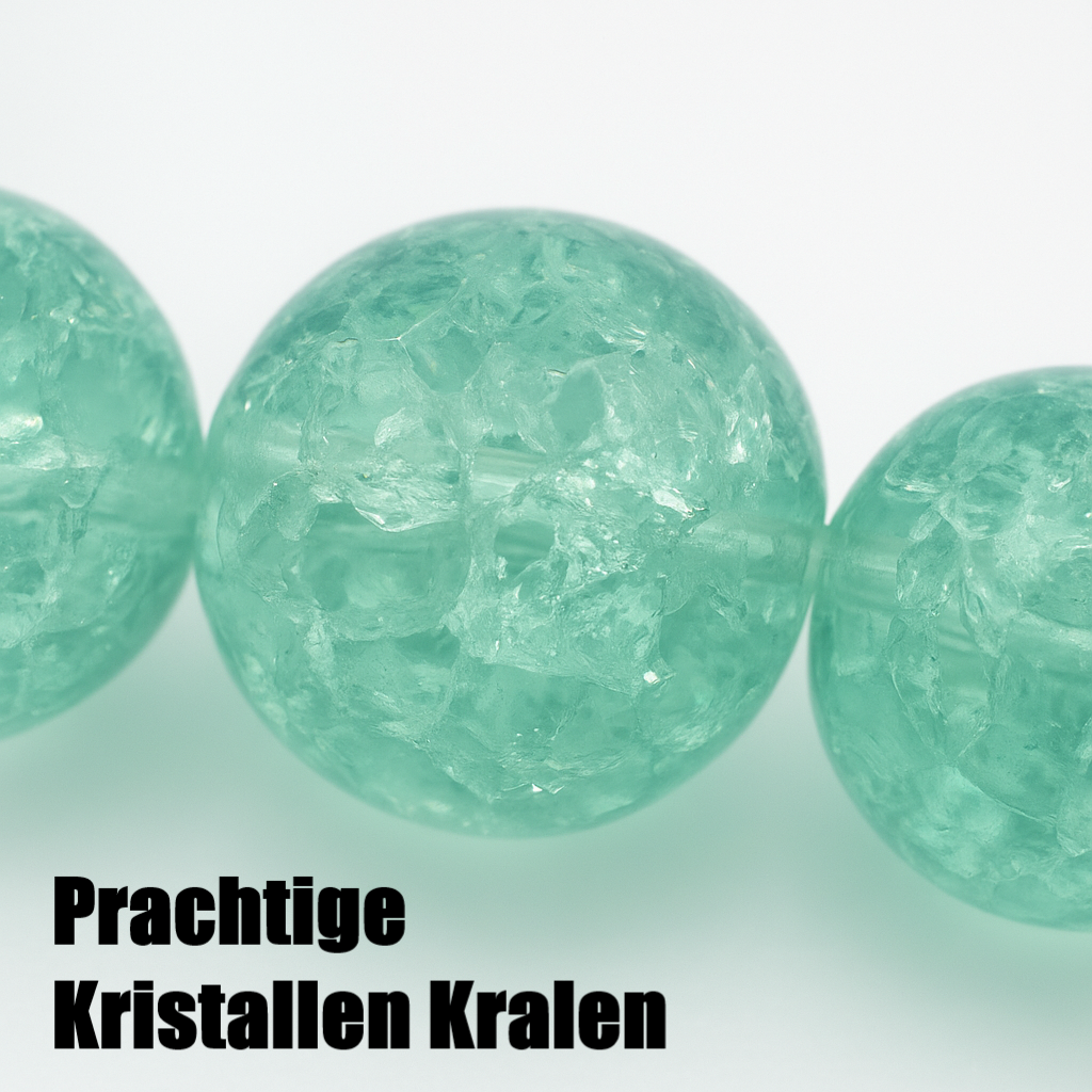 Luxe Kristal Tasbih - 33 Kralen - Groen