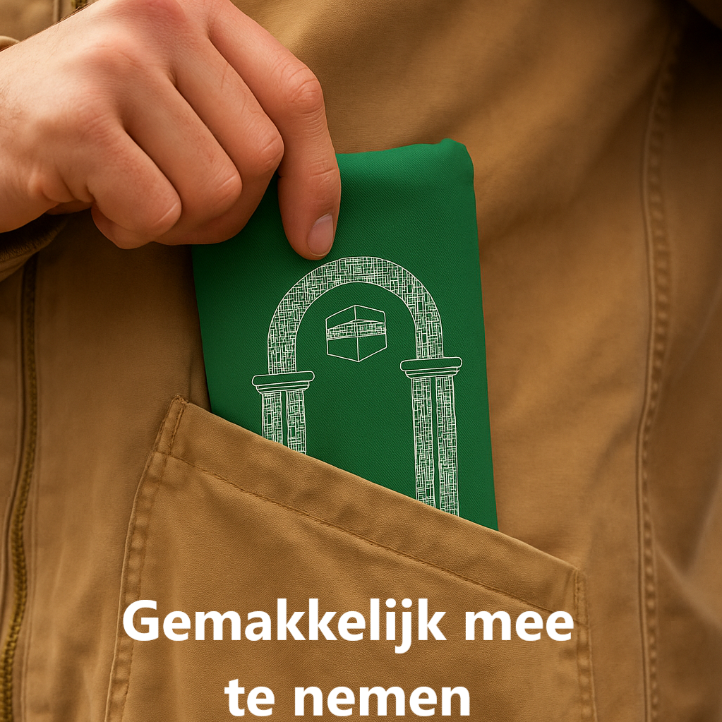 Draagbare Gebedsmat - Groen