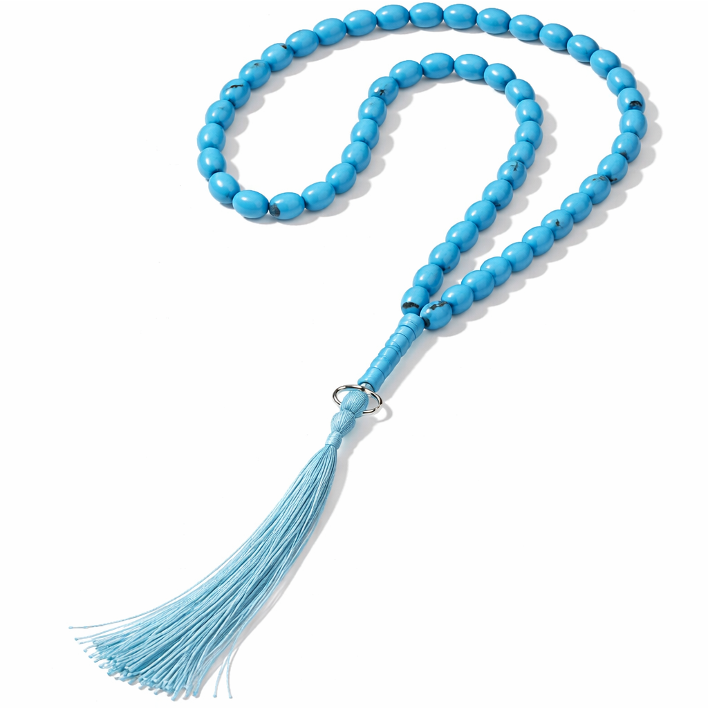 Tasbih - 33 Kralen - Lichtblauw