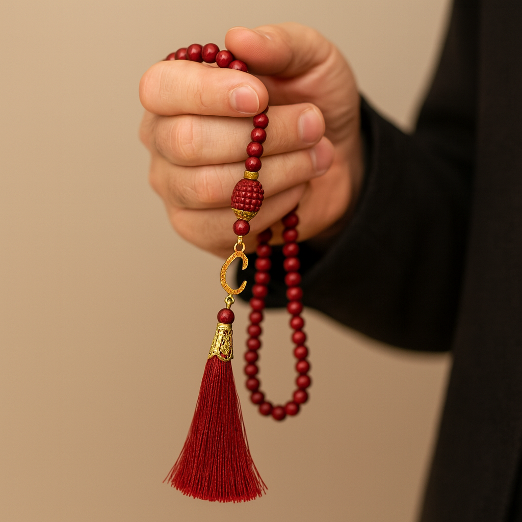 Luxe Tasbih - 99 Kralen - Rood