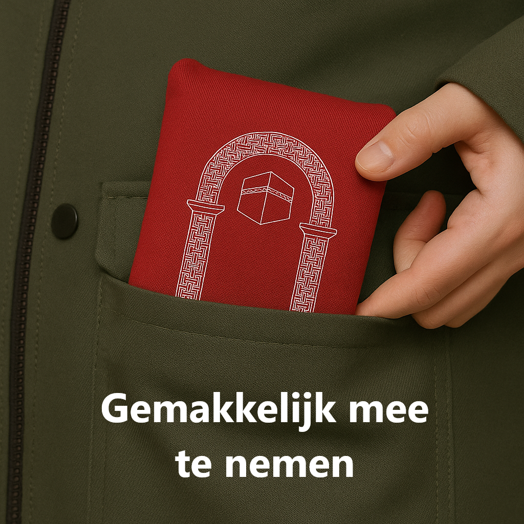 Draagbare Gebedsmat - Rood