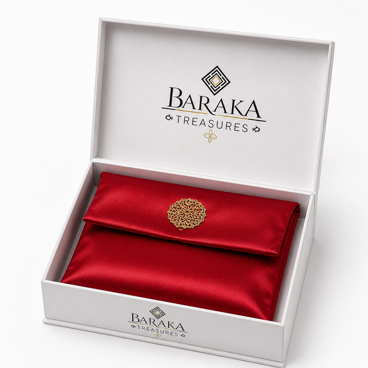 Luxe Gebedskleed Set met Opbergtas - Rood