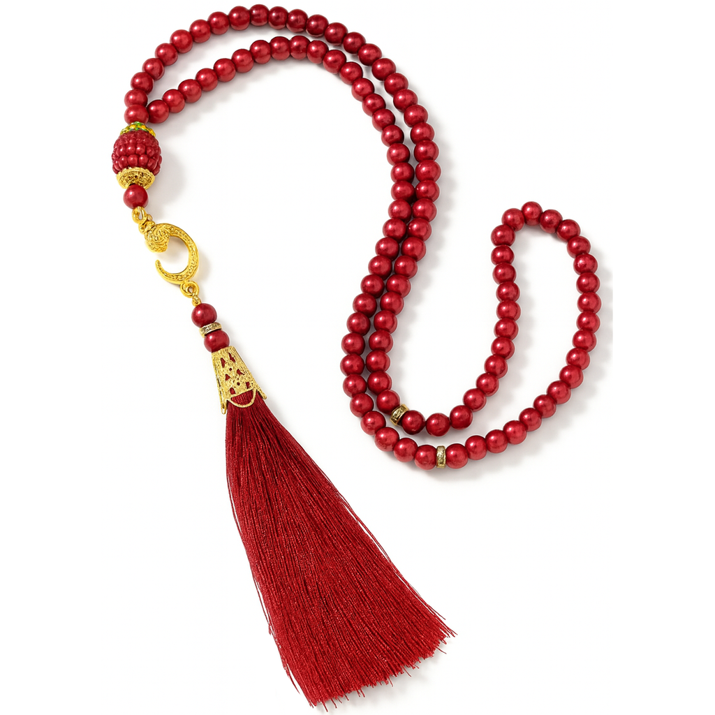 Luxe Tasbih - 99 Kralen - Rood