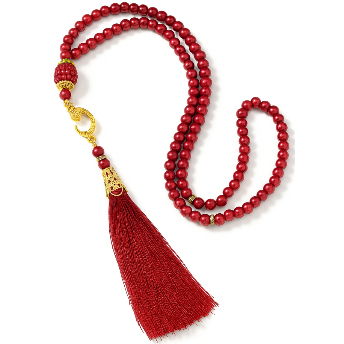 Luxe Tasbih - 99 Kralen - Rood
