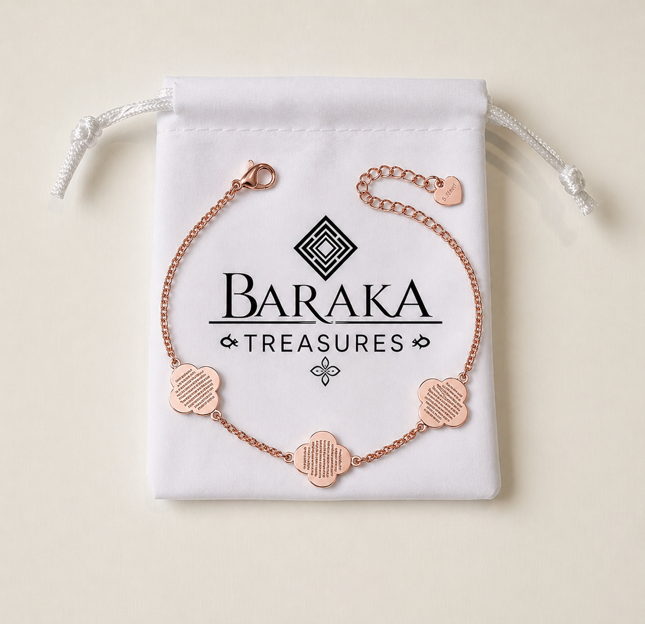 Ayatul Kursi Armband - Rosé Goud