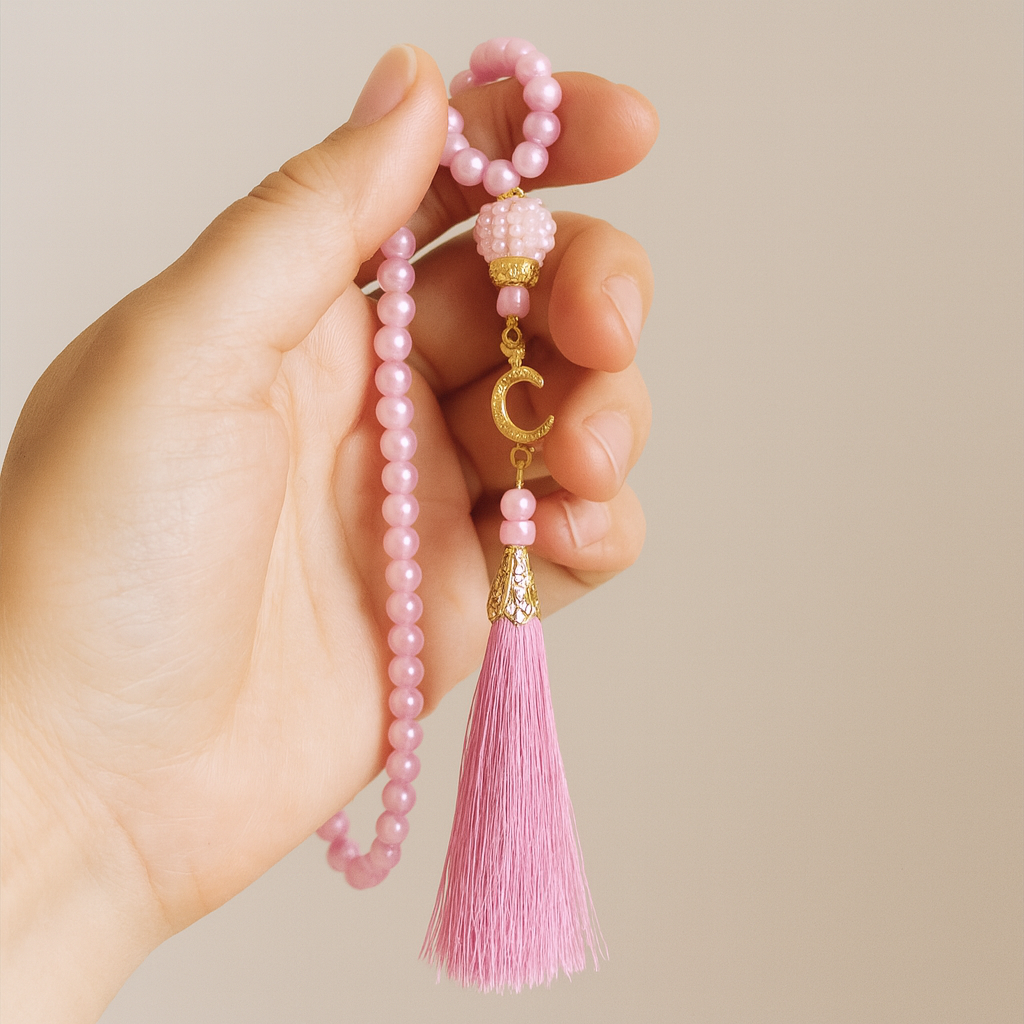 Luxe Tasbih - 99 Kralen - Roze