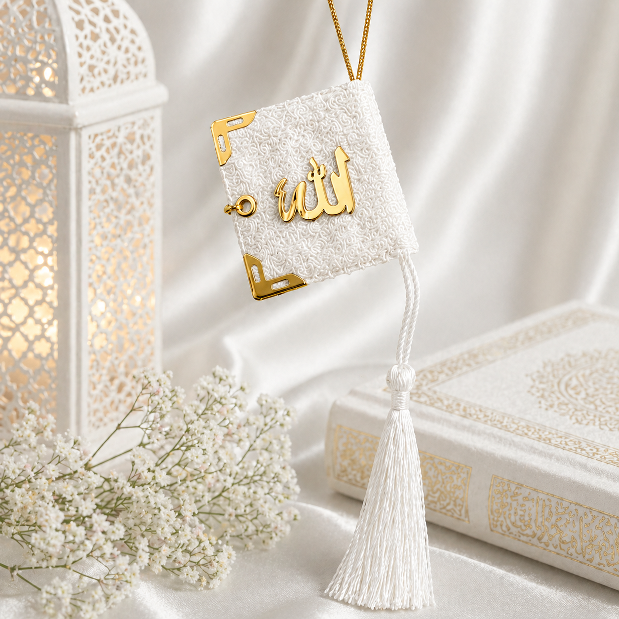 Koran Autohanger - Wit