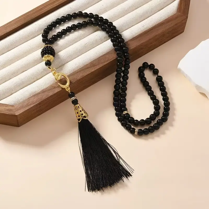 Luxe Tasbih - 99 Kralen - Zwart