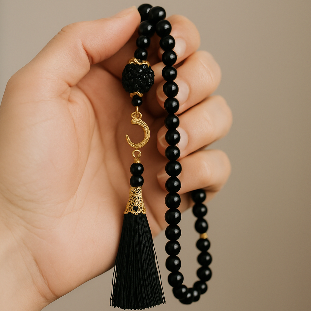 Luxe Tasbih - 99 Kralen - Zwart