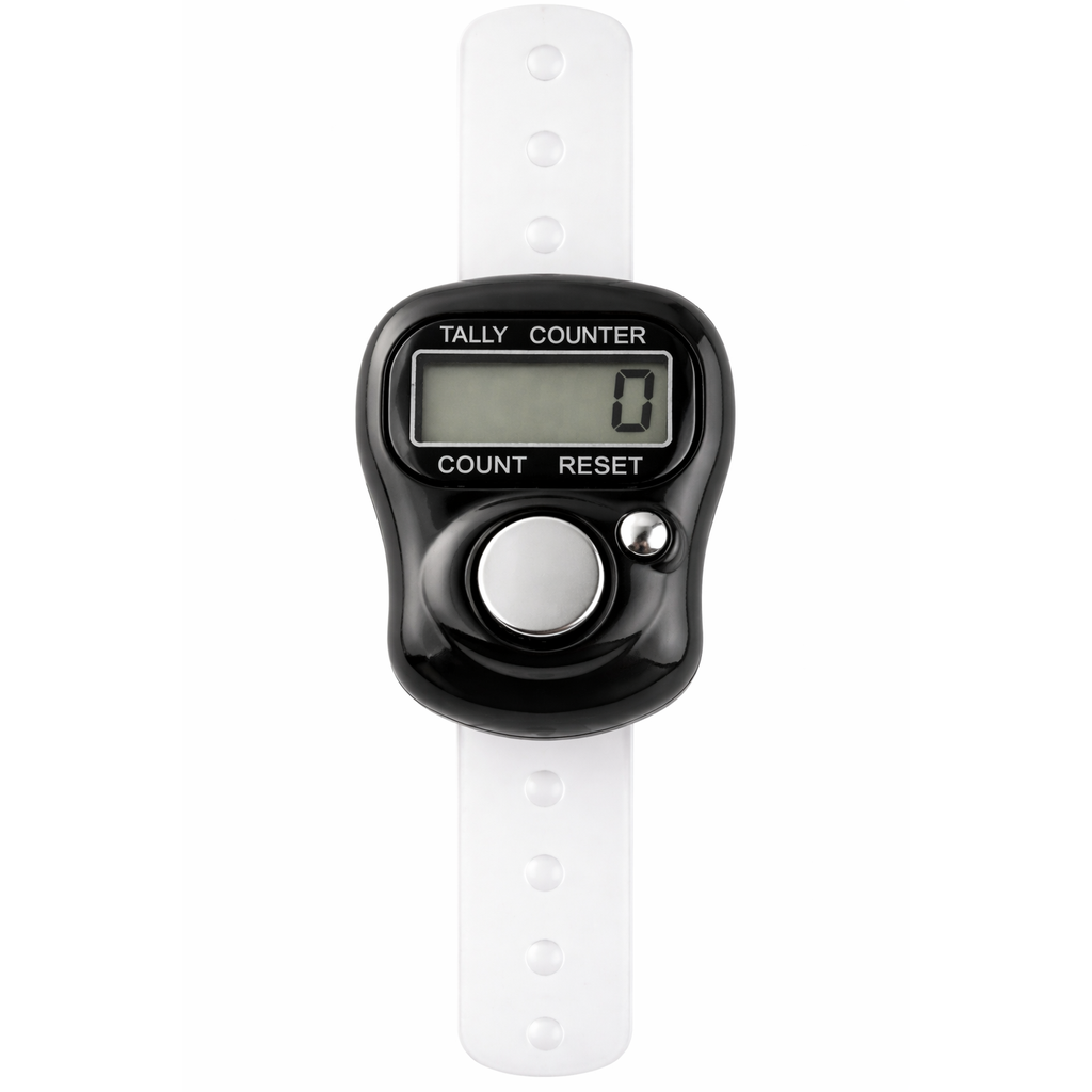 Digitale Tasbih - Handteller - Zwart