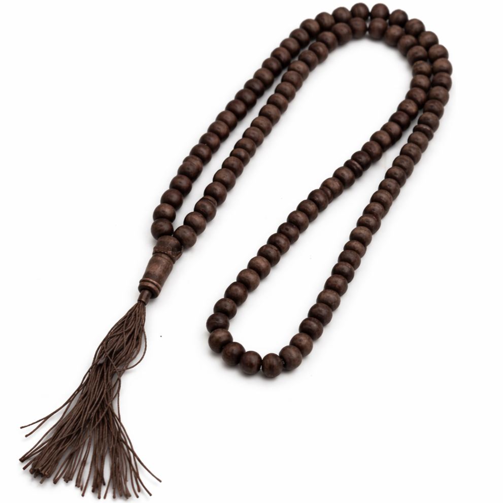 Houten Tasbih - 99 Kralen - Donkerbruin